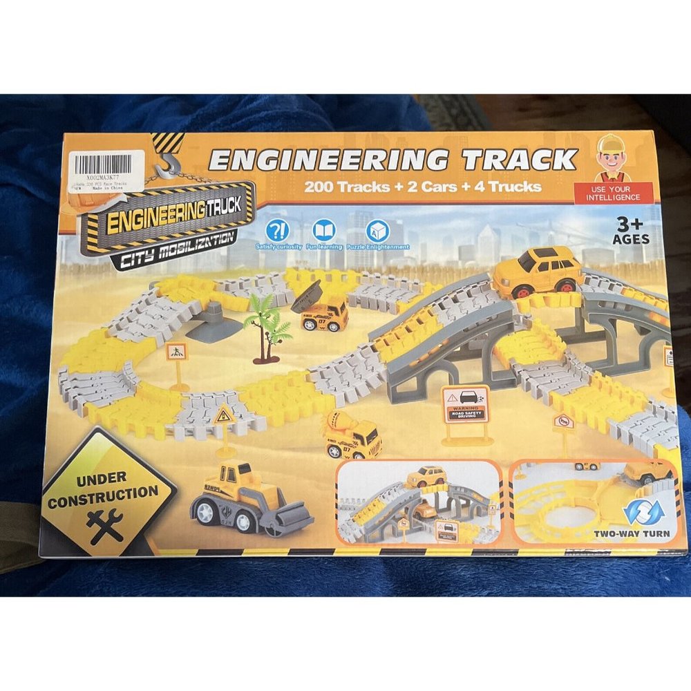 Engineering Track Playset Engineering Truck City Mobilization / 206PCS Ages 3+